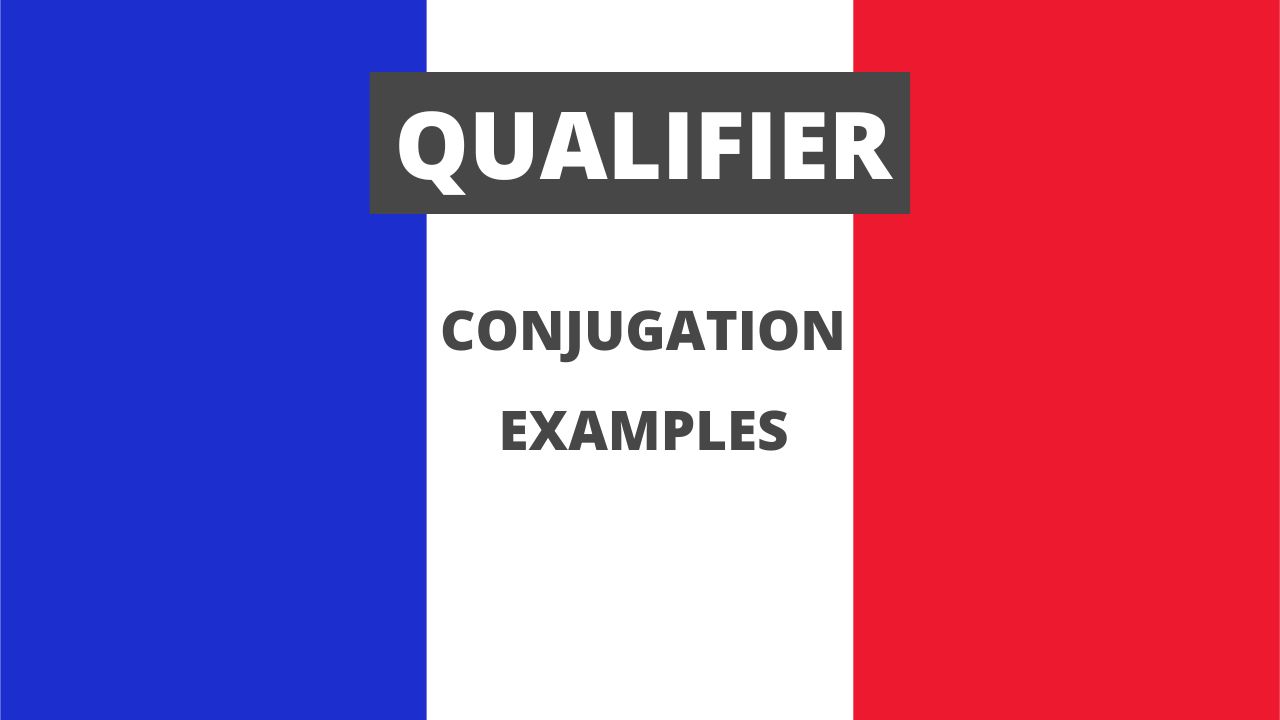 Conjugation of qualifier