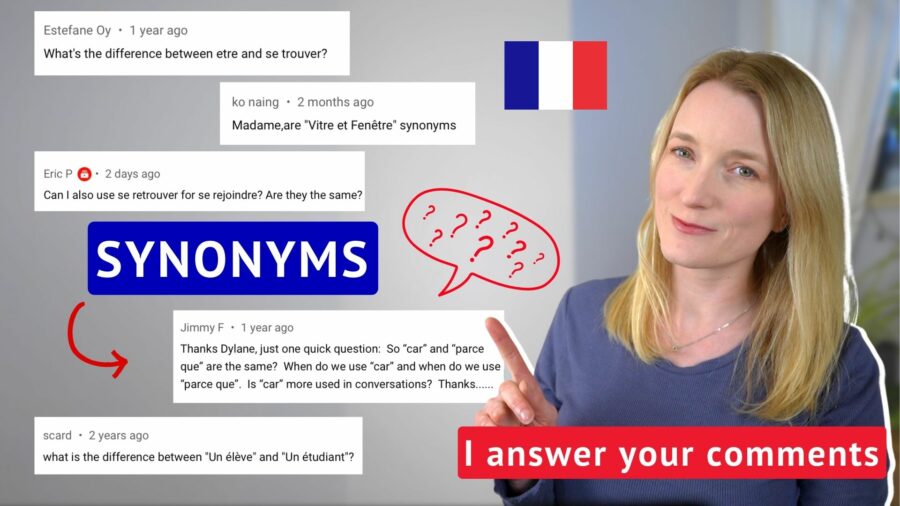Are These French Words Synonyms?