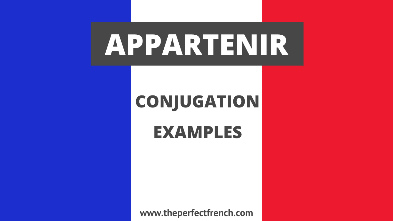 Conjugation of Appartenir