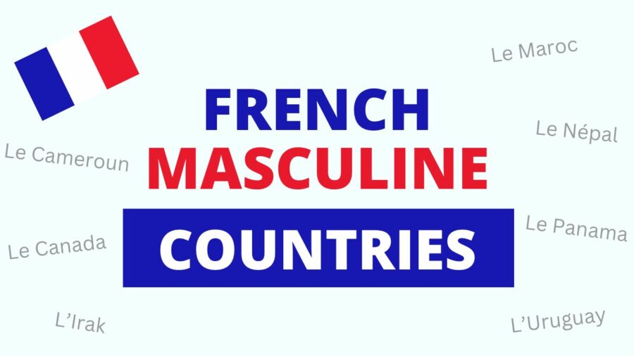 French Masculine Countries