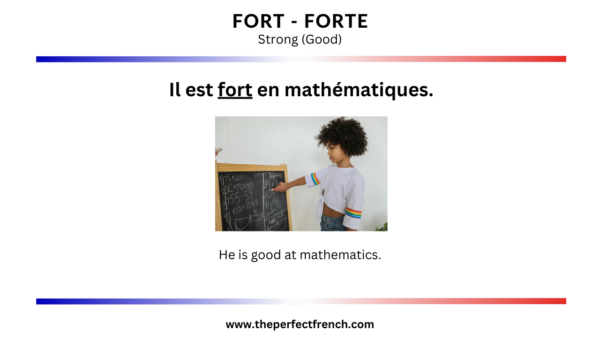 French Word of the Day - Fort - Forte (Strong/Good) - French Online ...
