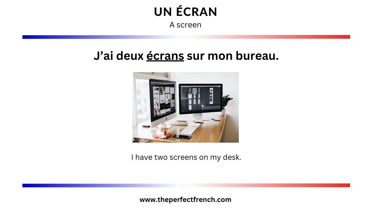 screen definition française