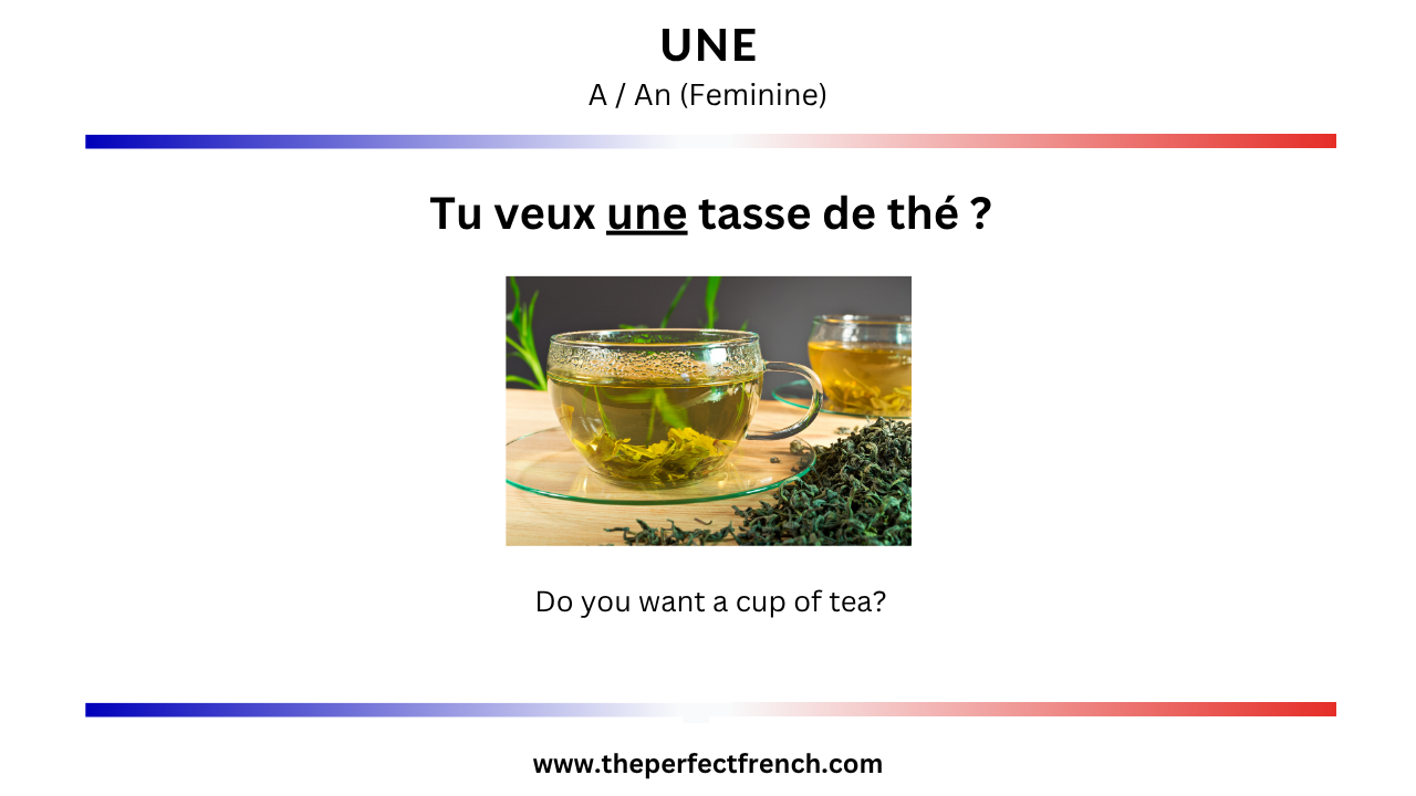 French Word of the Day - Une (A/An) Feminine - French Online Language ...