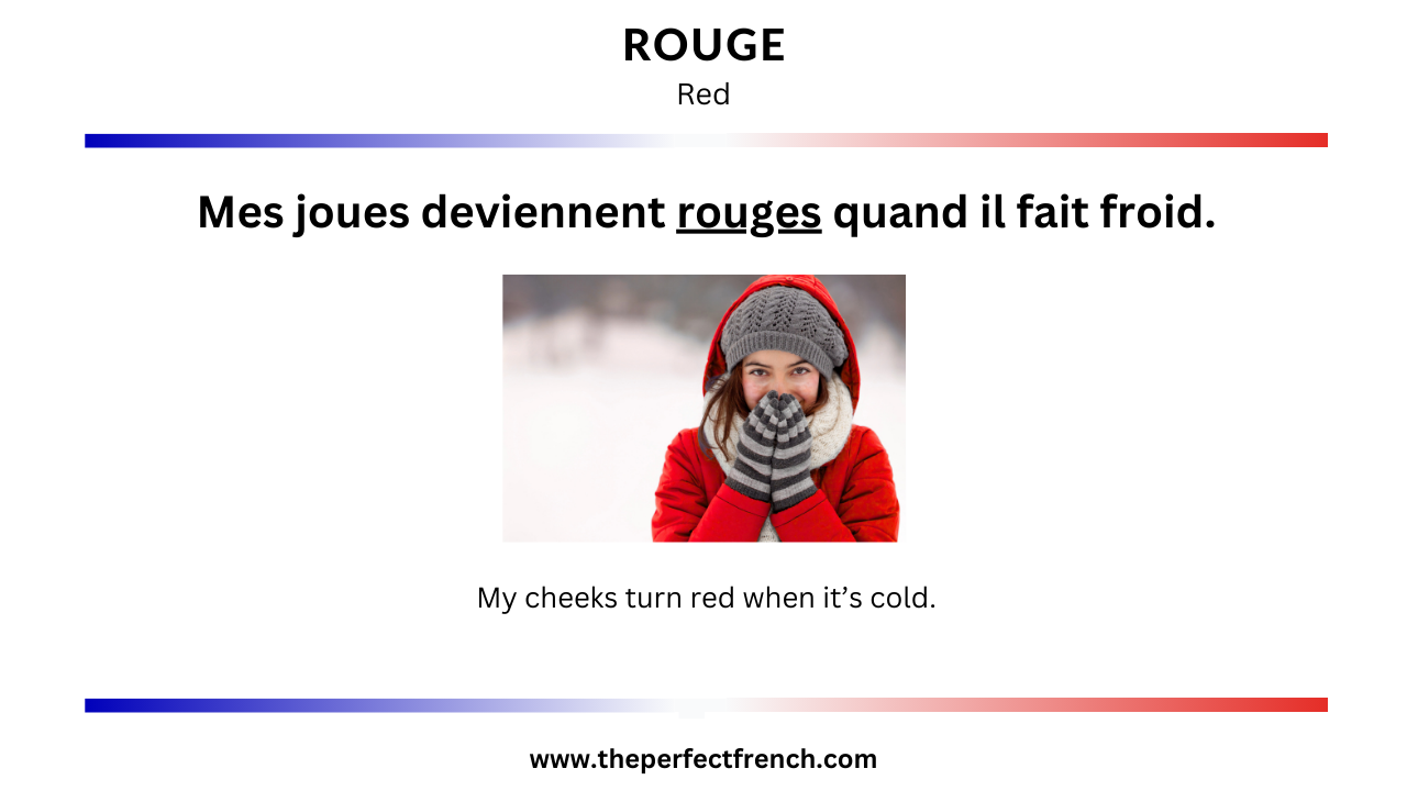 French Word of the Day - Rouge (Red)