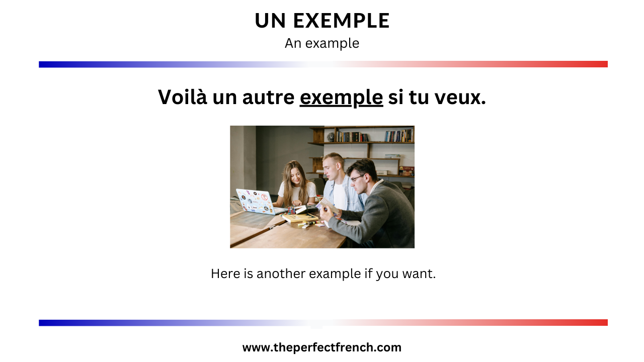 French Word Of The Day Un Exemple An Example french-word-of-the-day-un-exemple-an-example