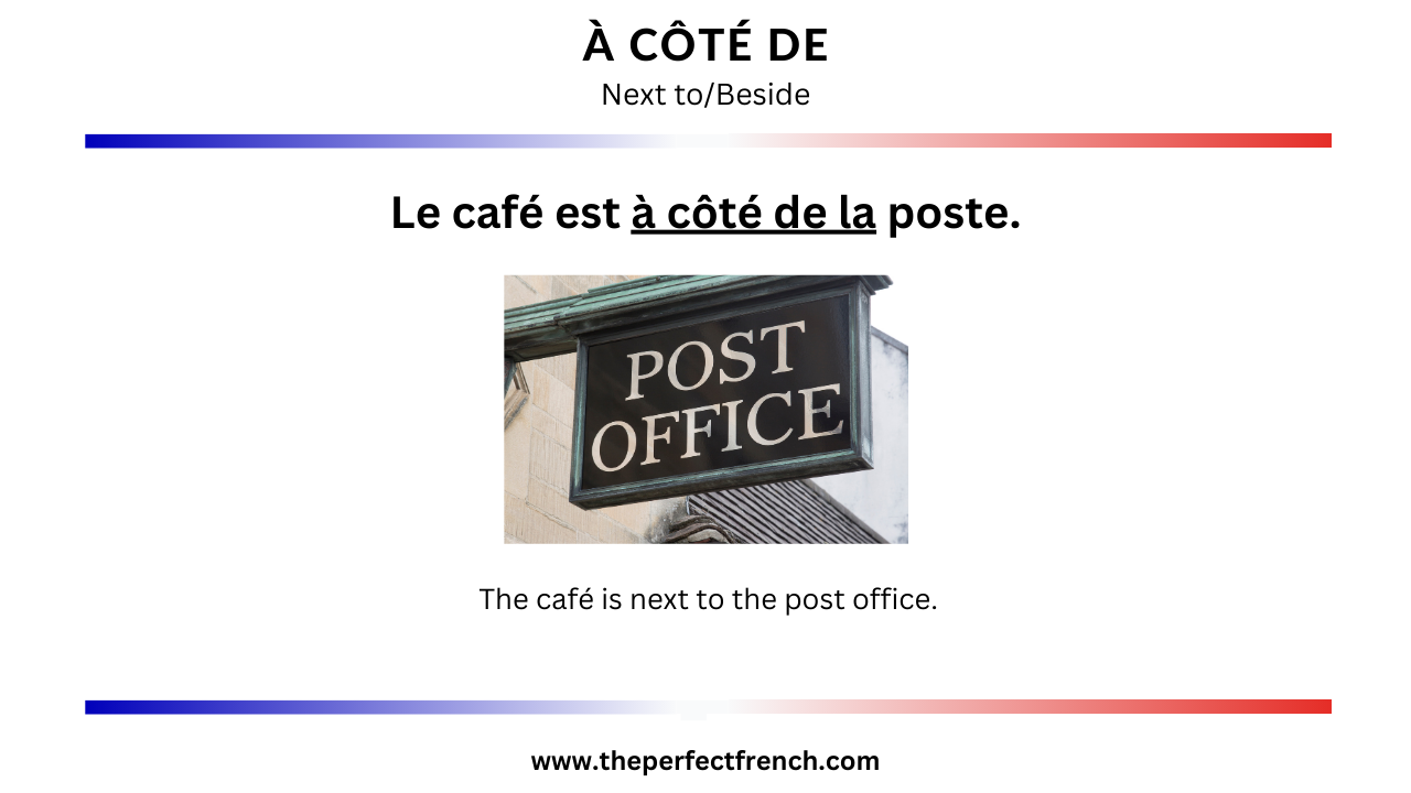 French Word of the Day - À côté de (Next to/Beside)