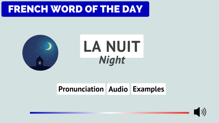 How Do You Say Night In French